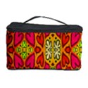 Abstract Background Design With Doodle Hearts Cosmetic Storage Case View1