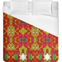 Abstract Background Design With Doodle Hearts Duvet Cover (King Size) View1