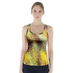 Multi Colored Seamless Abstract Background Racer Back Sports Top