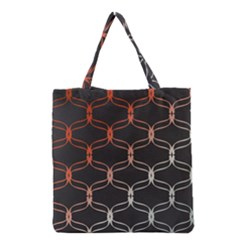 Cadenas Chinas Abstract Design Pattern Grocery Tote Bag by Simbadda