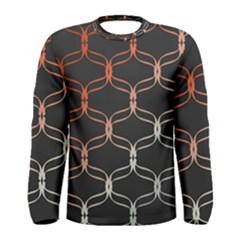 Cadenas Chinas Abstract Design Pattern Men s Long Sleeve Tee by Simbadda