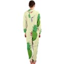 Colorful Pineapples Wallpaper Background Hooded Jumpsuit (Ladies)  View2