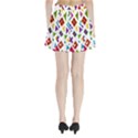 A Colorful Modern Illustration For Lovers Pleated Mini Skirt View2