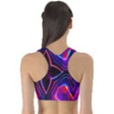 Rainbow Abstract Background Pattern Sports Bra View2