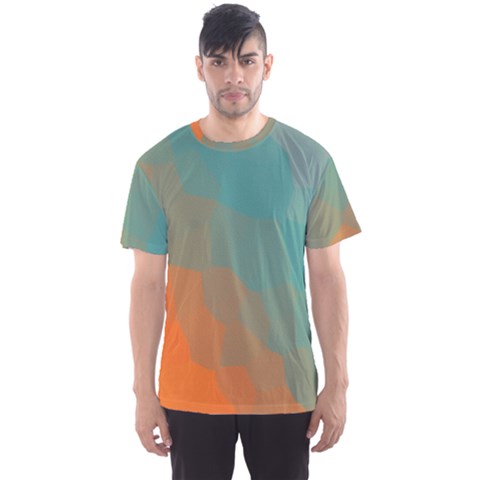 Abstract Elegant Background Pattern Men s Sport Mesh Tee by Simbadda