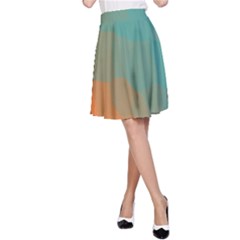 Abstract Elegant Background Pattern A-Line Skirt