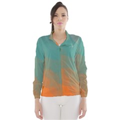 Abstract Elegant Background Pattern Wind Breaker (Women)