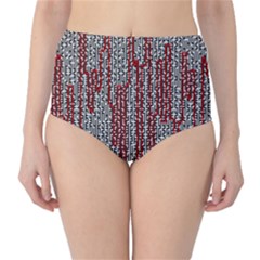 Abstract Geometry Machinery Wire High-waist Bikini Bottoms