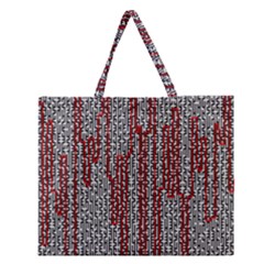 Abstract Geometry Machinery Wire Zipper Large Tote Bag by Simbadda