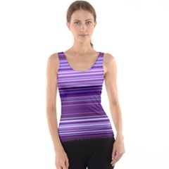 Stripe Colorful Background Tank Top