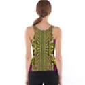 Fractal In Purple And Gold Tank Top View2