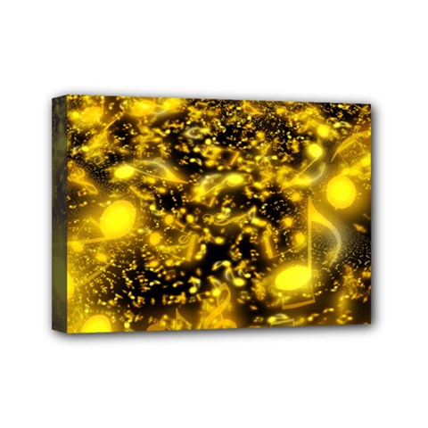 Vortex Glow Abstract Background Mini Canvas 7  X 5  by Simbadda