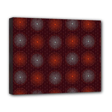 Abstract Dotted Pattern Elegant Background Deluxe Canvas 20  X 16   by Simbadda