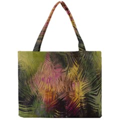 Abstract Brush Strokes In A Floral Pattern  Mini Tote Bag
