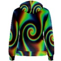 Background Colorful Vortex In Structure Women s Pullover Hoodie View2