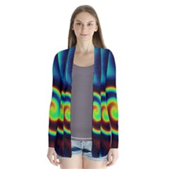 Background Colorful Vortex In Structure Cardigans