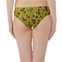 Abstract Gold Background With Blue Stars Hipster Bikini Bottoms View2
