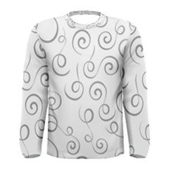 Pattern Men s Long Sleeve Tee by Valentinaart