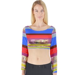  Long Sleeve Crop Top (tight Fit)-annabellerockz by annabellerockzfashion