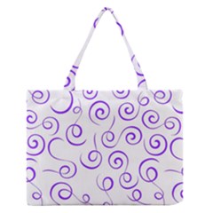 Pattern Medium Zipper Tote Bag by Valentinaart