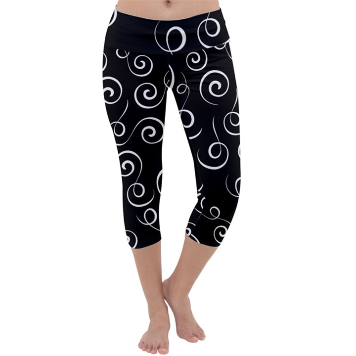 Pattern Capri Yoga Leggings