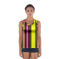 Stripes Abstract Background Pattern Women s Sport Tank Top 