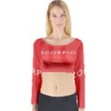 Zodiac Scorpio Long Sleeve Crop Top View1