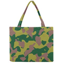 Camouflage Green Yellow Brown Mini Tote Bag by Mariart
