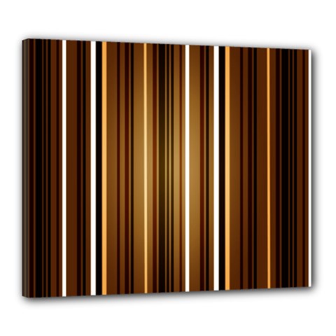 Brown Line Image Picture Canvas 24  X 20 