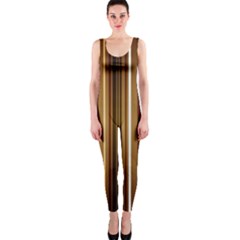 Brown Line Image Picture Onepiece Catsuit by Mariart