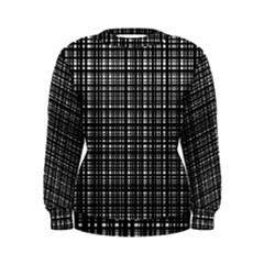 Crosshatch Target Line Black Women s Sweatshirt