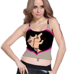Don t Kiss With A Bloody Nose Face Man Girl Love Spaghetti Strap Bra Top by Mariart
