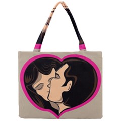 Don t Kiss With A Bloody Nose Face Man Girl Love Mini Tote Bag