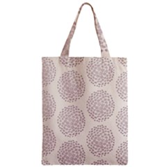 Flower Floral Star Sakura Purple Zipper Classic Tote Bag by Mariart