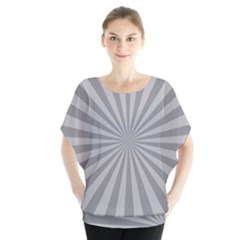 Grey Starburst Line Light Blouse