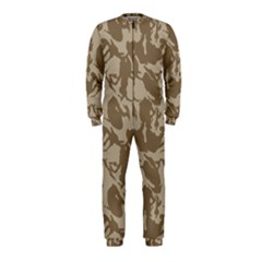 Initial Camouflage Brown Onepiece Jumpsuit (kids) by Mariart