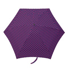 Polka Dot Purple Blue Mini Folding Umbrellas