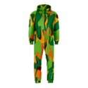 Initial Camouflage Green Orange Yellow Hooded Jumpsuit (Kids) View1