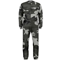 Initial Camouflage Grey Onepiece Jumpsuit (men)  by Mariart