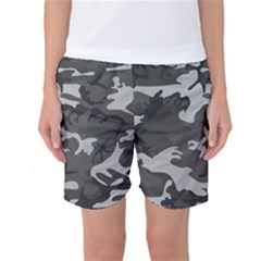 Initial Camouflage Grey Women s Basketball Shorts