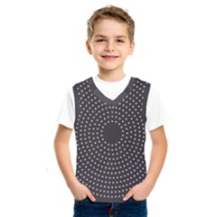 Round Stitch Scrapbook Circle Stitching Template Polka Dot Kids  Sportswear