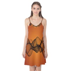 Transparent Waves Wave Orange Camis Nightgown by Mariart