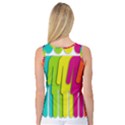 Trans Gender Purple Green Blue Yellow Red Orange Color Rainbow Sign Women s Basketball Tank Top View2