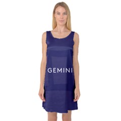 Zodiac Gemini Sleeveless Satin Nightdress by Mariart