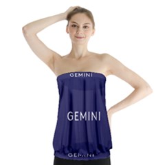 Zodiac Gemini Strapless Top by Mariart