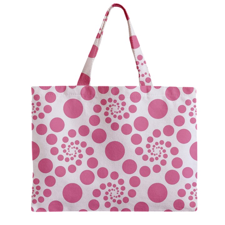 Pattern Zipper Mini Tote Bag