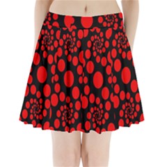 Pattern Pleated Mini Skirt