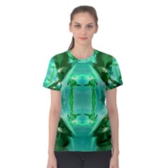 Green Lantern 3d Effect Women s Sport Mesh Tee