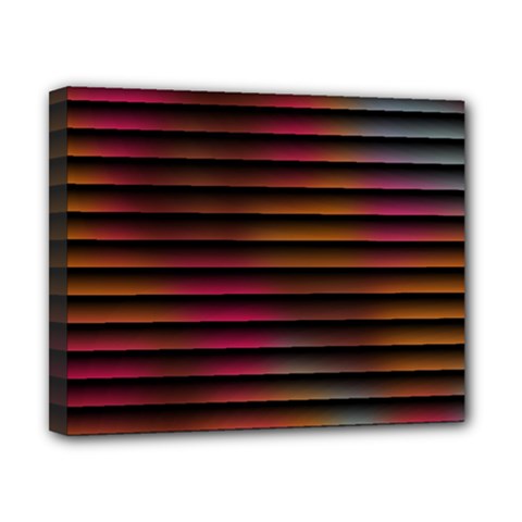 Colorful Venetian Blinds Effect Canvas 10  x 8 