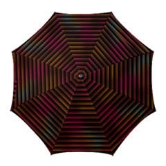 Colorful Venetian Blinds Effect Golf Umbrellas